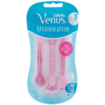 Gillette Venus Treasures Collection Razor 3pc