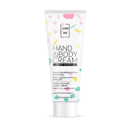 Lavish Care Hand & Βody Cream Baby powder 200ml