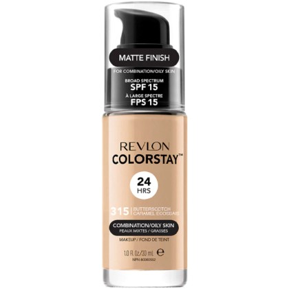 Revlon Colorstay Combination Oily Skin SPF15 Makeup 315 Buttersc