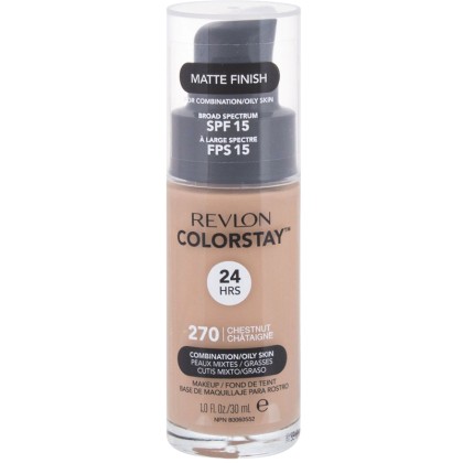 Revlon Colorstay Combination Oily Skin SPF15 Makeup 270 Chestnut