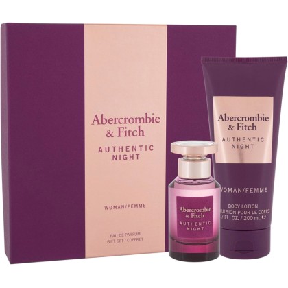 Abercrombie & Fitch Authentic Night Eau de Parfum 50ml Combo: Ed