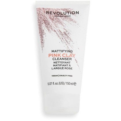 Revolution Skincare Pink Clay Mattifying Cleansing Mousse 150ml