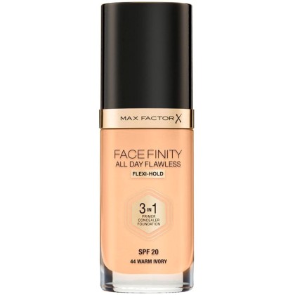 Max Factor Facefinity 3 in 1 SPF20 Makeup 44 Warm Ivory 30ml