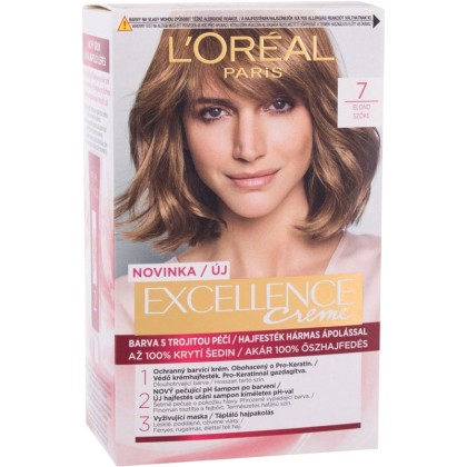 L´oréal Paris Excellence Creme Triple Protection Hair Color 7 Na