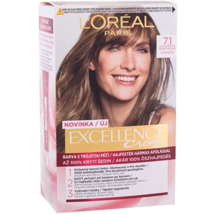 L´oréal Paris Excellence Creme Triple Protection Hair Color 7,1 