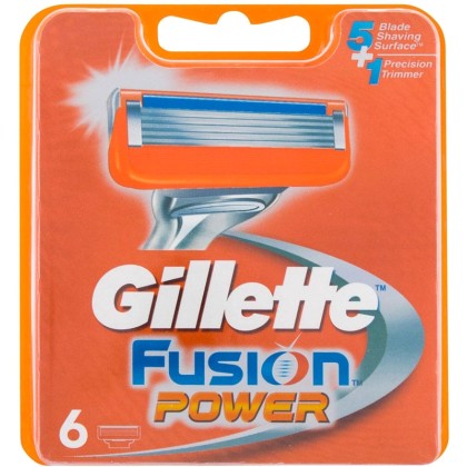 Gillette Fusion Power Replacement blade 6pc