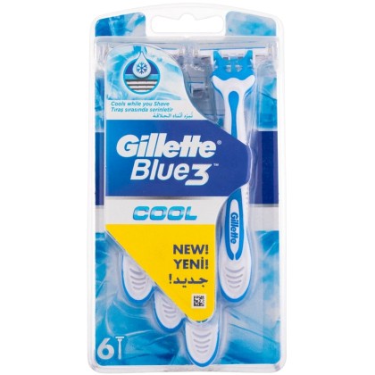 Gillette Blue3 Cool Razor 6pc