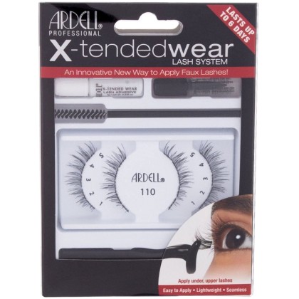 Ardell X-Tended Wear Lash System 110 False Eyelashes Black 1pc C