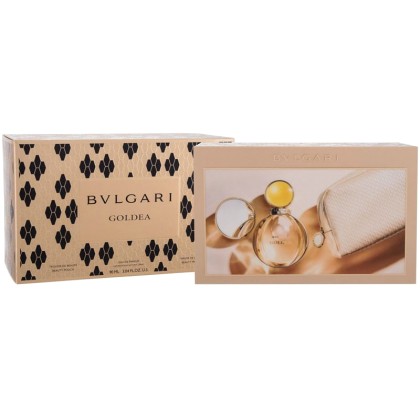 Bvlgari Goldea Eau de Parfum 90ml Combo: Edp 90 Ml + Cosmetic Ba
