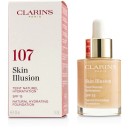 Clarins Skin Illusion Natural Hydrating SPF15 Makeup 107 Beige 3