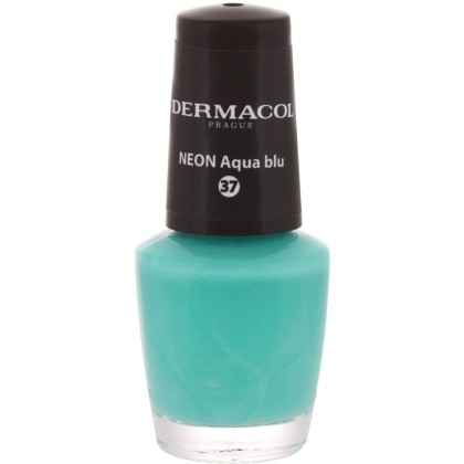 Dermacol Neon Nail Polish 37 Neon Aqua Blu 5ml