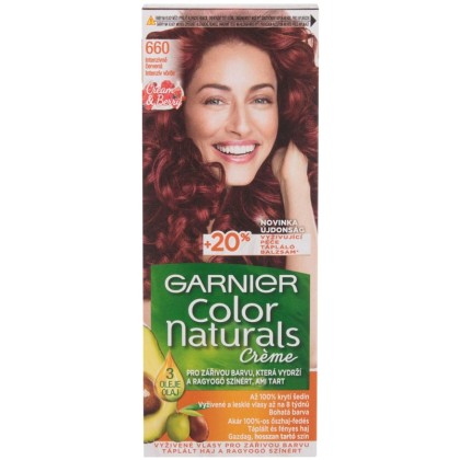 Garnier Color Naturals Créme Hair Color 660 Fiery Pure Red 40ml 