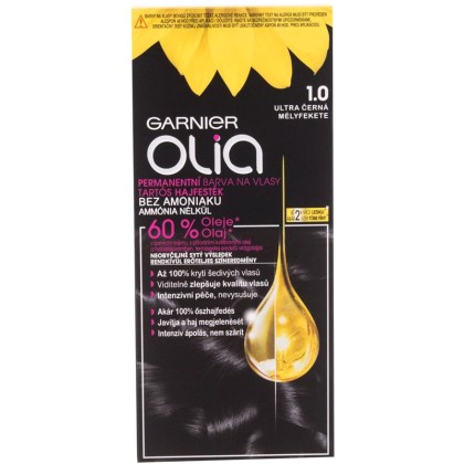 Garnier Olia Hair Color 1,0 Deep Black 50gr (Colored Hair - All 
