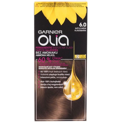 Garnier Olia Hair Color 6,0 Light Brown 50gr (Colored Hair - All