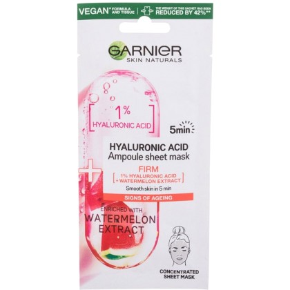 Garnier Skin Naturals Hyaluronic Acid Ampoule Face Mask 1pc (For