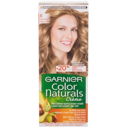 Garnier Color Naturals Créme Hair Color 8 Deep Medium Blond 40ml