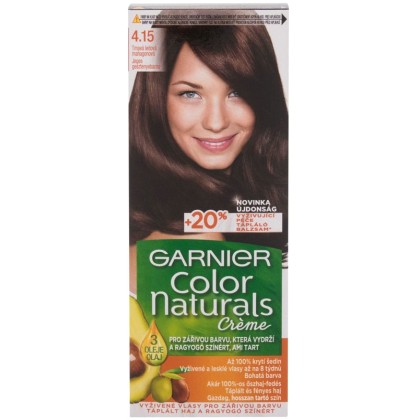 Garnier Color Naturals Créme Hair Color 4,15 Frosty Dark Mahogan