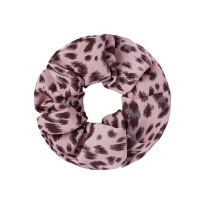 Scrunchie animal print - Ροζ