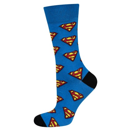 Ανδρικές κάλτσες Superman Logo Blue