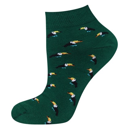 Ανδρικές κάλτσες κοντές με toucans