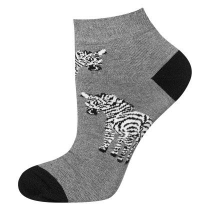 Ανδρικές κάλτσες κοντές με zebra