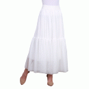  Μακριά φούστα με τούλι - Λευκό