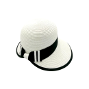 Καπέλο με κορδέλα - Λευκό