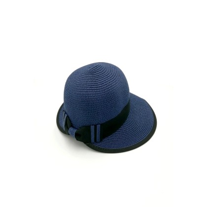 Καπέλο με κορδέλα - Μπλε σκούρο