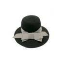 Καπέλο με φιόγκο- Μαύρο