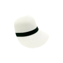 Καπέλο τζόκευ με αντίθεση - Λευκό