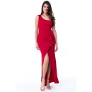 Κόκκινο maxi φόρεμα με έναν ώμο