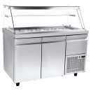 Ψυγείο - Βιτρίνα σαλατών 89x70x129 cm με αέρα, ψυκτικό μηχάνημα 