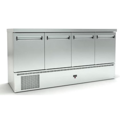 Ψυγείο Πάγκος Συντήρηση 180x70x87 με 4 Πόρτες GN και Ψυκτικό Μηχ