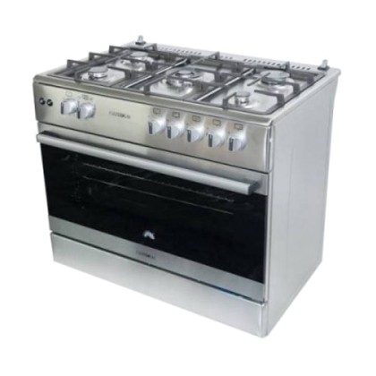Κουζίνα με 6 εστίες και φούρνο υγραερίου με Θερμοστάτη 90x60x84c