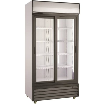 Ψυγείο - Βιτρίνα Αναψυκτικών διπλό 900lt 2/10οC 113x70x202cm Sca