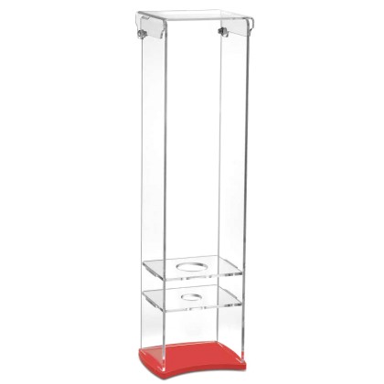 Βιτρίνα plexiglass για χωνάκια - χωνοθήκη 1 θέσης 12x12x50cm με 