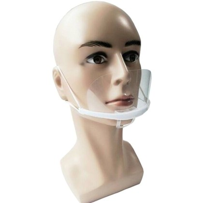 Μάσκα προστασίας μισού προσώπου για πηγούνι ενισχυμένη με ζελατί