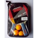 Σετ Ping Pong 2 ρακέτες 3 μπαλάκια σε θήκη 012 BD 01 - Αθλοπαιδι