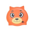 Σκουφάκι Σιλικόνης Παιδικό Πορτοκαλί Γάτα 7182 - Αθλοπαιδια