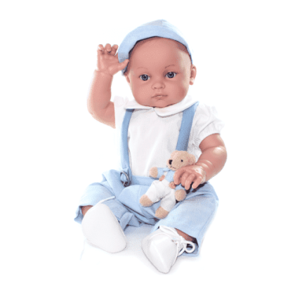 Κούκλα Chencho Arthur Stripes με Αρκουδάκι - Magic Baby 46014C