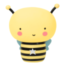 Κουμπαράς Bee MBBEYL08 - A Little Lovely Company