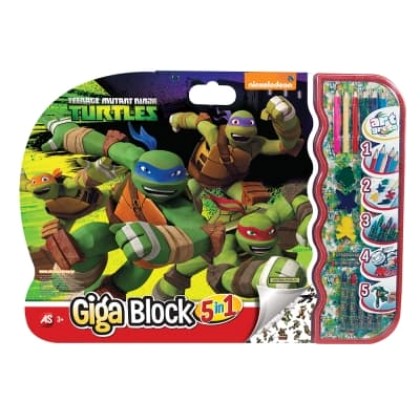 Σετ Ζωγραφικής Giga Block 5 σε 1 Teenage Mutant Ninja Turtles 10