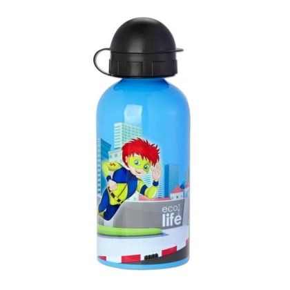 Παιδικό Μπουκάλι Ανοξείδωτο Super Boy 500ml - Ecolife 33-BO-2007