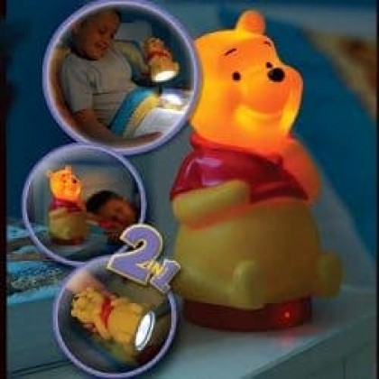 Φωτάκι Νυκτός & Φακός 3D Winnie The Pooh 65102 - Ango