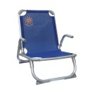 Καρέκλα παραλίας αλουμινίου χαμηλή με ενίσχυση Summer Club 19383