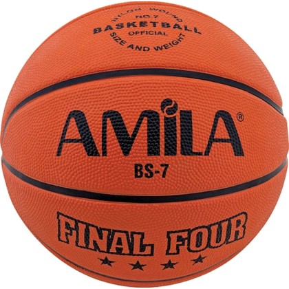 Μπάλα μπάσκετ 100% ειδικό μαλακό Rubber AMILA 41507