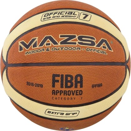 Μπάλα μπάσκετ Νο 7 με πιστοποίηση FIBA MAZSA 41510