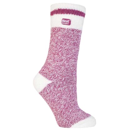 Ισοθερμικές Γυναικείες Κάλτσες Cream Block Twist Socks - Heat Ho