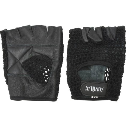 Γάντια Γυμναστικής με Μονόχρωμο Πλεκτό AMILA 83204 - M