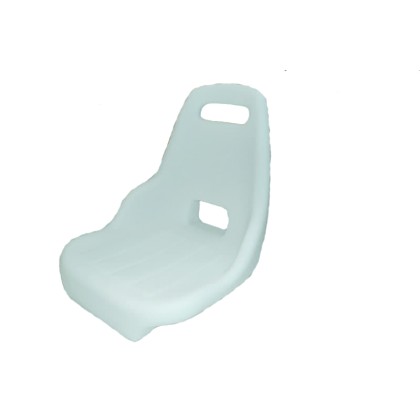 Κάθισμα Πλαστικό Λευκό Διαστάσεων 38x40x40cm - EVAL 01871